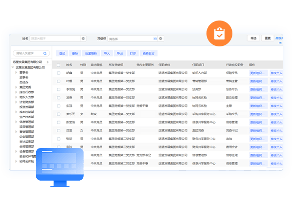 黨組織/黨員管理